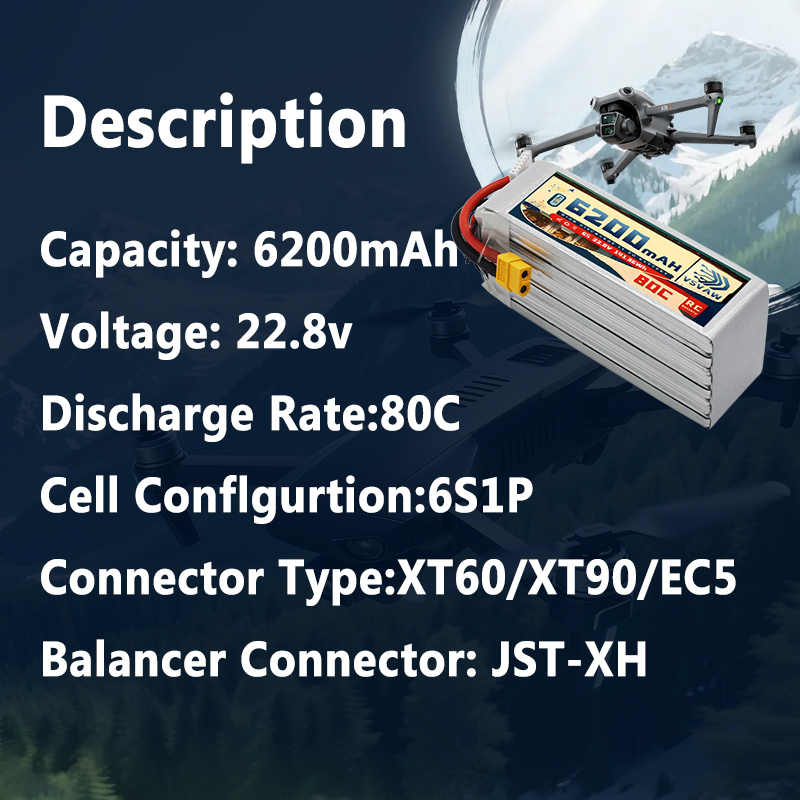 업그레이드된 VSVAW 6S 22.8V 80C/160C - 6S Lipo Battery 22.2V 5000Mah 리뷰 및 가격