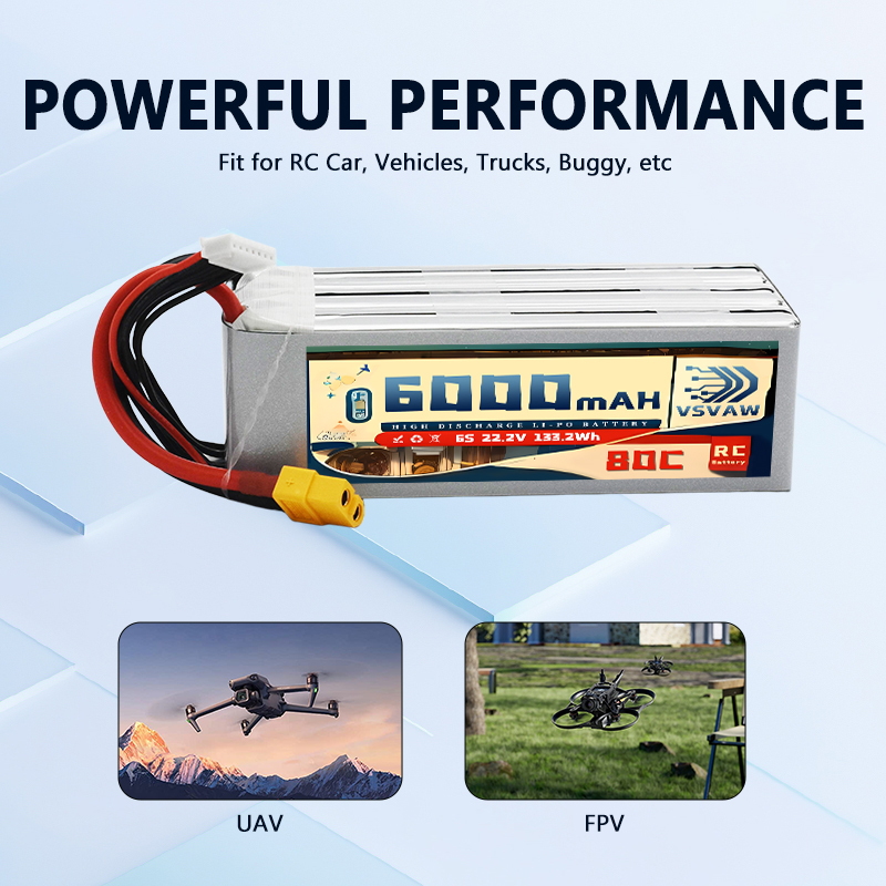 VSVAW 6S Lipo 배터리 6000mAh 22.2 - 6S Lipo Battery 22.2V 5000Mah 리뷰 및 가격