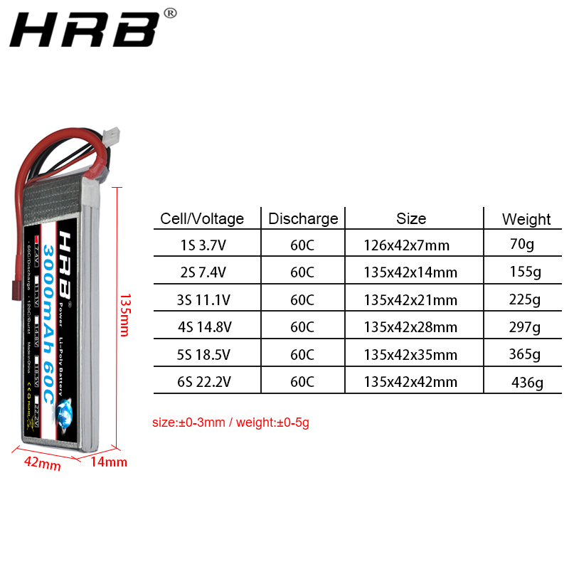 HRB 리포 배터리 2S 3S 4S 6S 5S 3000 - 4S Lipo Battery 14.8V 6000Mah 리뷰 및 가격